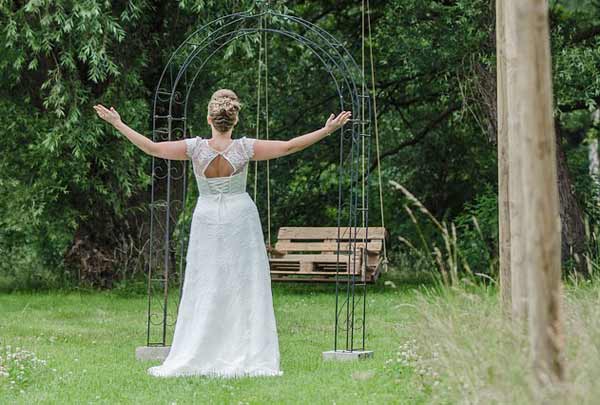 Brautkleid im Vintage Stil